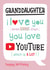 Funny Birthday Card - For Granddaughter - YouTube created by  la la la     Designs