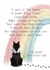 Heartfelt Sympathy Card - Pet Loss - Black Cat created by Giddy Kipper