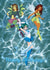 Water sign magical girl birthday card created by Magicalbrat