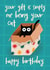 Cute Birthday Card - From The Cat - Box created by AbiGoLucky
