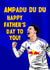 Leeds United Father's Day Card - Ethan Ampadu created by ZB CREATIVE