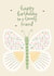 Cute Birthday Card - For Friend - Floral Butterfly created by Fliss Muir