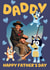 Personalised Father’s Day Photo Card for Daddy – Featuring Bluey! created by Danilo