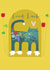 Cute Good Luck Card - Cat created by Kali Stileman