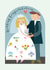 Classic Wedding Card - Bride And Groom created by Kali Stileman