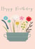 Pretty Birthday Card - Flowers created by Kali Stileman