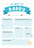 Cute Father's Day Card - For Daddy - Personalisation created by Kreate Paper Co.