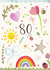 Pretty Birthday Card - 80th - Nature created by Love Lucy Illustration