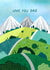 Classic Father's Day/Birthday Card - Love You Dad - Mountains created by Pear Tree Press