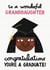 Cute Graduation Card - Wonderful Granddaughter created by Alice Mole Illustration