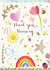 Pretty Thank You Card - Nursery - Teacher created by Love Lucy Illustration