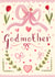 Pretty Birthday Card - For Godmother - Bow created by Love Lucy Illustration