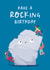Cute Birthday Card - Rock Climbing - Bouldering created by Painted Parasol Studio