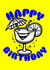 Birthday card for friend, family, partner - Happy Birthday with drink graphic created by You can't say that out loud