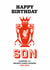 Classic Birthday Card - For Son - Liverpool FC created by Percy & Pearl