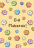 Pretty Eid Card - Cute Flowers - Eid Mubarak created by The Mosque Sketcher