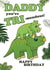 Cute Birthday Card - For Daddy - Triceratops Dinosaur created by @Cupsie's Creations