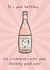 Funny Birthday Card - Chicken Wine created by Little Prints Fred Designs