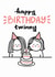 Cute Birthday Card - For Sister - Twins created by Studio Flafello LTD