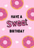 Doughnut birthday card created by Katielakin