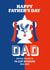 Classic Father's Day Card - Crystal Palace - FA Cup Winners created by Percy & Pearl