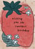 Sweet Strawberry Birthday Card - Wishing you  the sweetest birthday created by Sue Cranberry