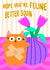 Cute Get Well Card - Ginger Cat - Feline Better Soon created by The Paper Tail