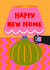 Cute New Home Card - Black Cat - Lamp created by The Paper Tail 
