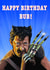 Wolverine birthday card created by C.W ILLUSTRATIONS