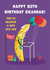 Funny Birthday Card - For Grandad - 80th - Ripe Banana created by Hannah Jayne Lewin