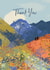 Classic Thank You Card - Hiking - Mountains created by Rebecca Prinn