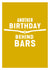 A stylish art card for mountain biker who's always behind bars! created by DOMINIC RAAD