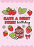 Cute Birthday Card - Berry Sweet Birthday - Berries created by Sam Jayne Design