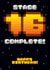 Classic Birthday Card - 16th - Gaming created by Fatchair Print