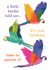 funny bright parrot birthday card suitable for all family and friends created by REBECCA MCCULLOCH