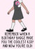 Cheeky Birthday Card - Birthday Girl Badge - Coolest Kid - You're Old! created by OhJaye