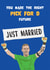 Funny wedding card for a Jordan Pickford fan - Right Pick For The Future created by Incognito