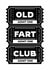 Cheeky Birthday Card - For Him - Old Fart Club created by Sweary Fairy Prints