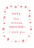 Classic Anniversary Card - 10th - I Love You created by HCD Illustration