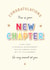 Classic Congratulations Card - New Chapter created by LuxeLumination
