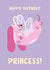 Cute Birthday Card - Princess - Sausage Dog created by Lucy Maggie Designs