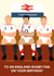Fun Birthday Card - Twickenham - Rugby Players created by Paul Jones