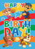 Cute Kids Birthday Card – Colourful Paw Patrol Team created by Danilo