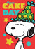 Cute Kids Birthday Card – Party Hat Snoopy with Bold Colours created by Danilo