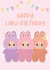 Cute Birthday Card - Labubu - Dolls created by Blush Boulevard