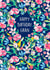 Pretty Birthday Card - For Gran - Flowers created by Poppy & Mabel