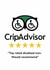 CripAdvisor Funny Disabled Icon 5-Star Review Card for any occasion created by Lost Voice Guy
