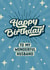 Classic Birthday Card - Wonderful Husband - Stars created by Evie Garnett Designs