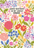 Pretty Birthday Card - For Nanna - Floral Botanical created by Nina Raby - Jones