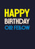 Classic Birthday Card - Happy Birthday Old Fellow - For Him created by Rebecca Prinn